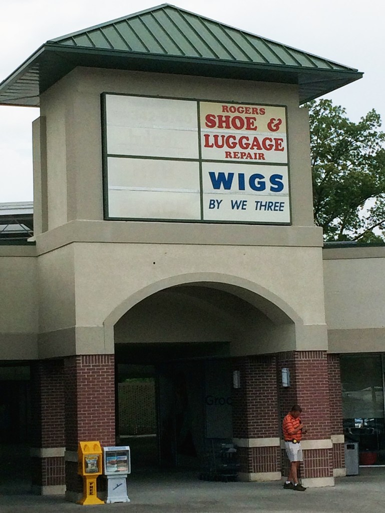 This is the entrance to the breezeway. I'll have signage produced for the left panels.